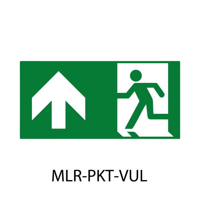 PIKTOGRAM DO OPRAWY MALER WERTYKALNY STRZAŁKA W GÓRĘ PO LEWEJ STRONIE