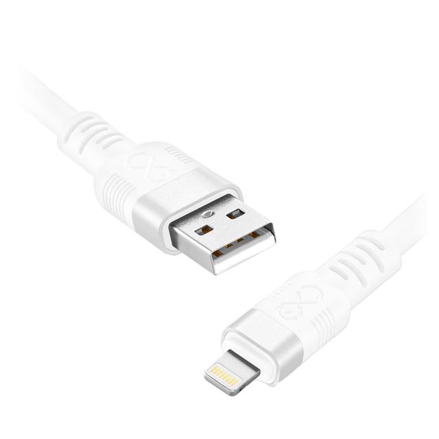 Kabel USB-A - Lightning eXc WHIPPY Pro, 2M (12W, szybkie ładowanie), kolor mix ciemny* (*wysyłany lo