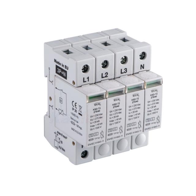 Ogranicznik przepięć KSD-T2 275/160 3P+N 23133 KANLUX