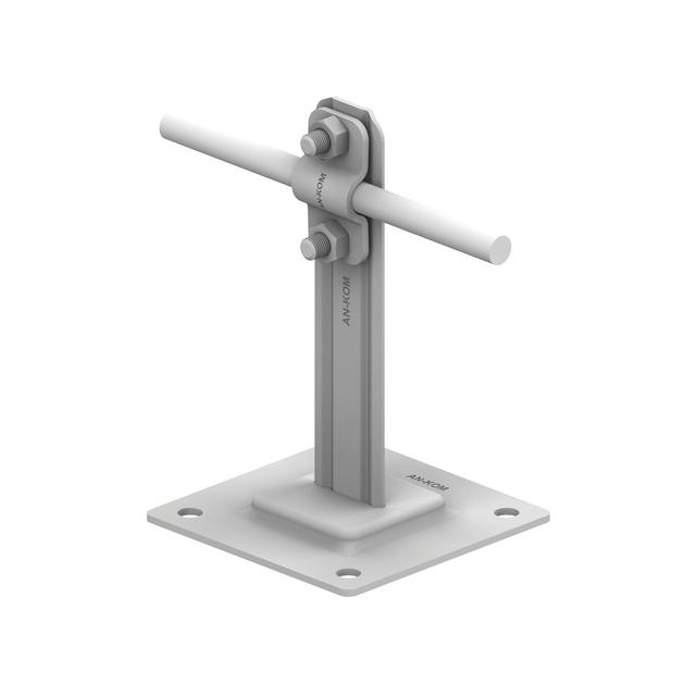 AN-11G/OG/-N Uchwyt na płytce stalowej H=12cm Z-śruba/OG/