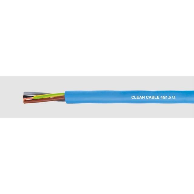 CLEAN CABLE 3G1.5QMM KABEL DO POMP 450/750V NIEBIESKI OKRĄGŁY 371239 HELUKABEL