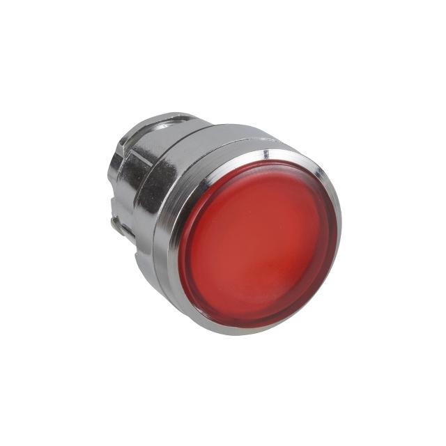 Harmony XB4 Przycisk fi22 czerwony push push LED okrągły metalowy ZB4BH0483 Schneider