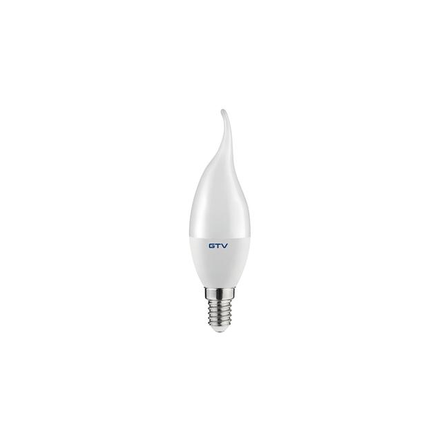 ŻARÓWKA LED, C37L, SMD 2835, CIEPŁY BIAŁY, E14, 8W, AC220-240V, KĄT ŚWIECENIA 160*, 640 LM
