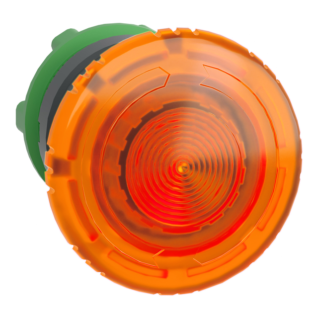 Harmony XB5 Napęd przycisku grzybkowego O40 pomarańczowy odryglowany przez obrót LED plastik