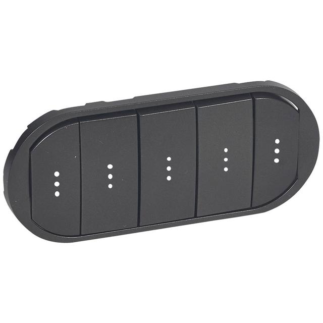 CELIANE - Klawisz Pięciokrotny Ze Wskaźnikiem/Podświetleniem LED Grafitowy, Legrand