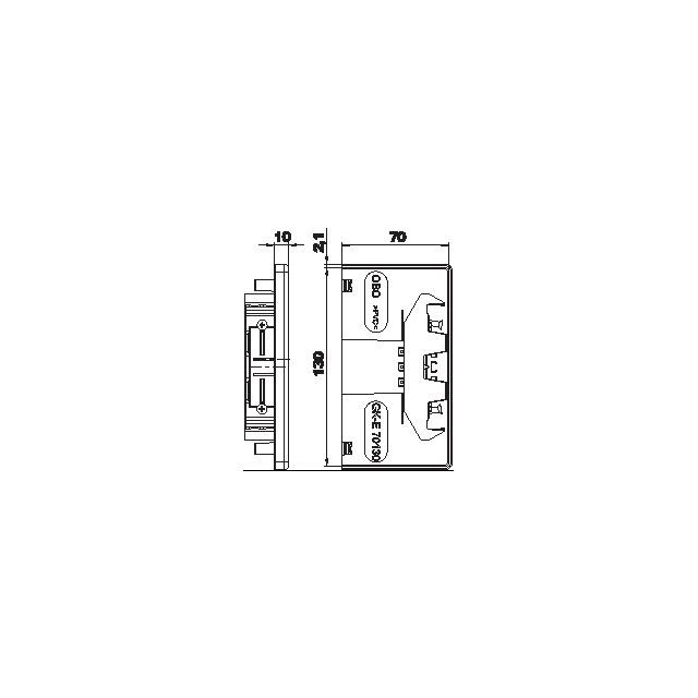 GK-E70170GR, Końcówka GK - 70170 Sz.