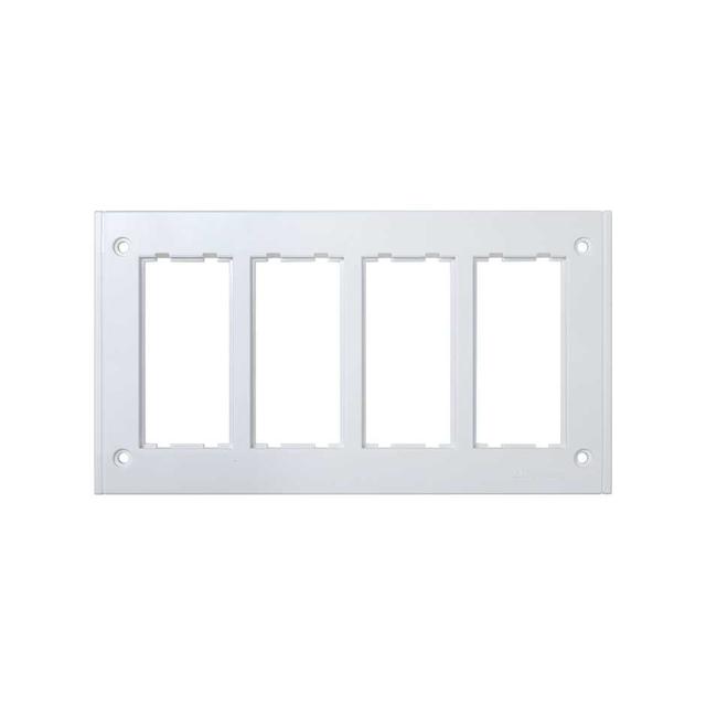 Simon Connect Ramka 4-modułowa do puszki SBM450 8x K45 czysta biel