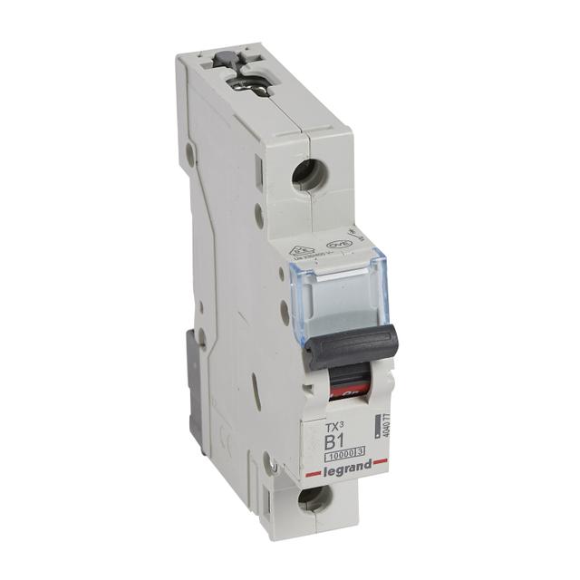 Wyłącznik Nadprądowy S 311 1P B1A 10000A TX3 404077 LEGRAND