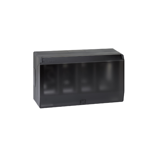 Simon Connect Obudowa natynkowa S500 z pokrywą 4-modułowa 8x K45 kompletna szary grafit