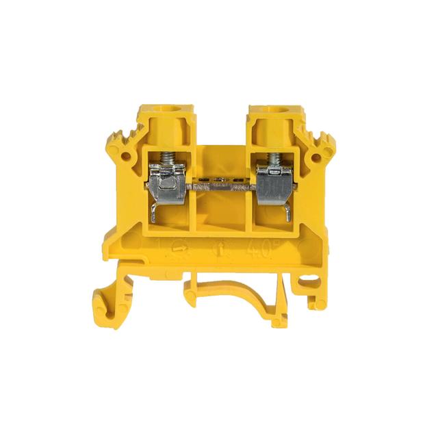 ZSG1-4.0Nz ,  Złączka szynowa gwintowa, seria NOWA, 4,0 mm2, TS 32,35, 1 tor, żółty