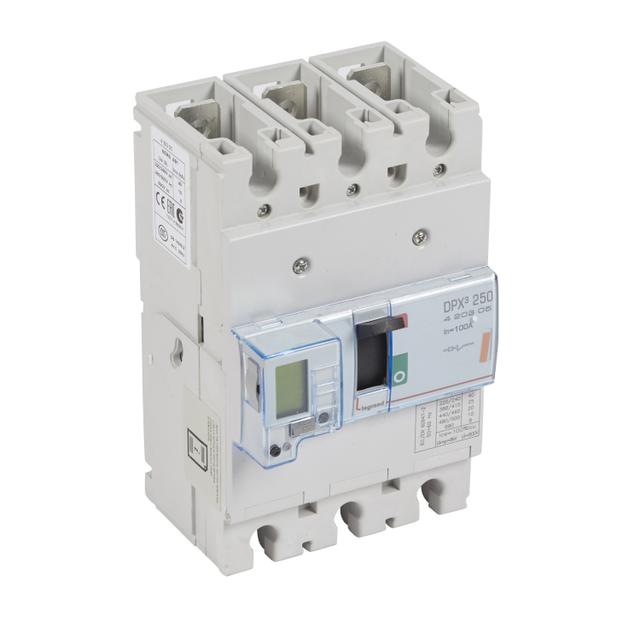 Wyłącznik DPX3 250 El Sg 3P 100A 25Ka 420505 LEGRAND