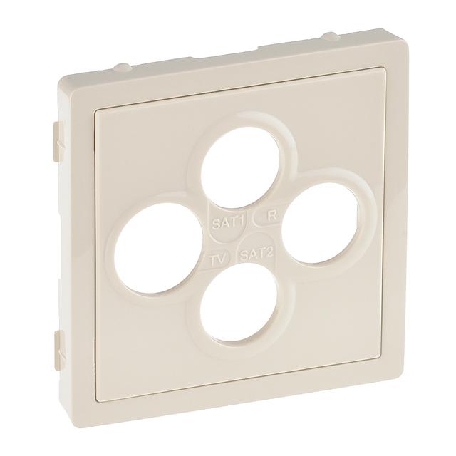 VALENA LIFE PLAKIETKA GNIAZDA TV-RD-SAT-SAT KREMOWA, Legrand