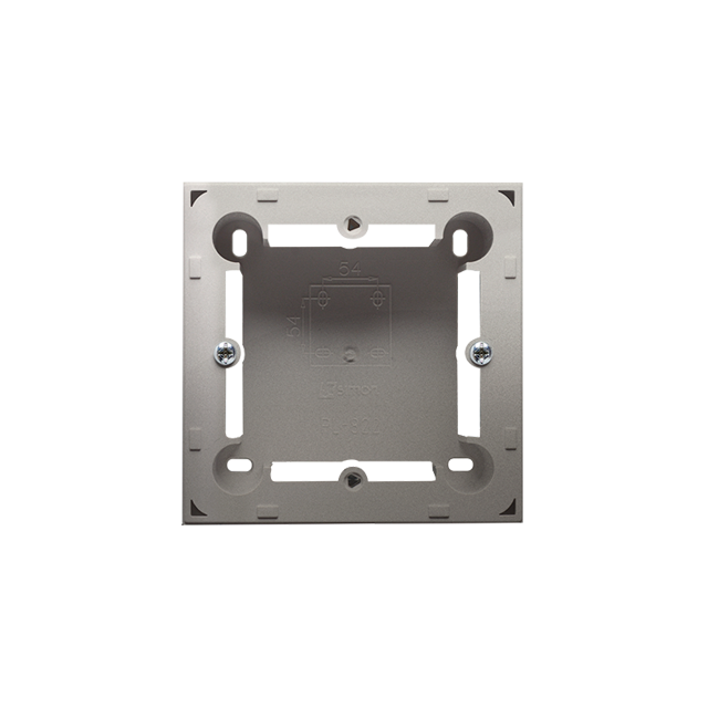 puszki instal. Puszka natynkowa płytka (31mm) pojedyncza satynowy MPN1/29 KONTAKT