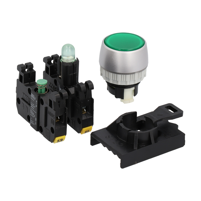 PRZYCISK ST22 KLZ-11-230-LED-AC-N