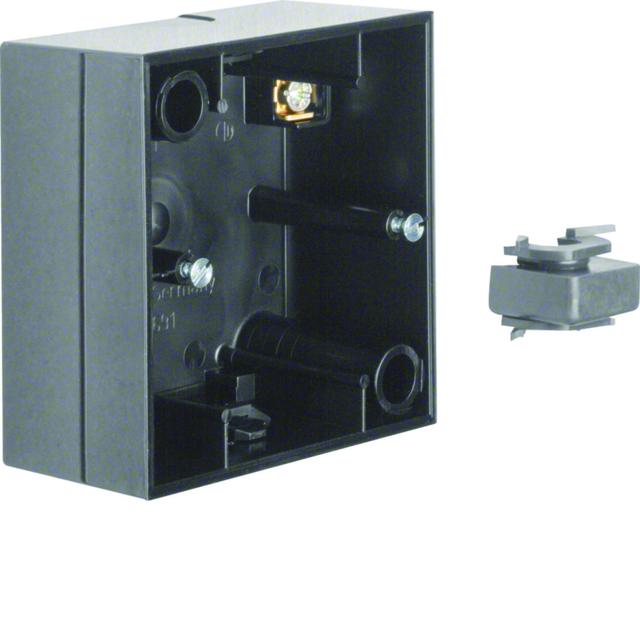 BERKER S.1 Puszka natynkowa pojedyncza kremowy połysk 10418982 10418935 HAGER