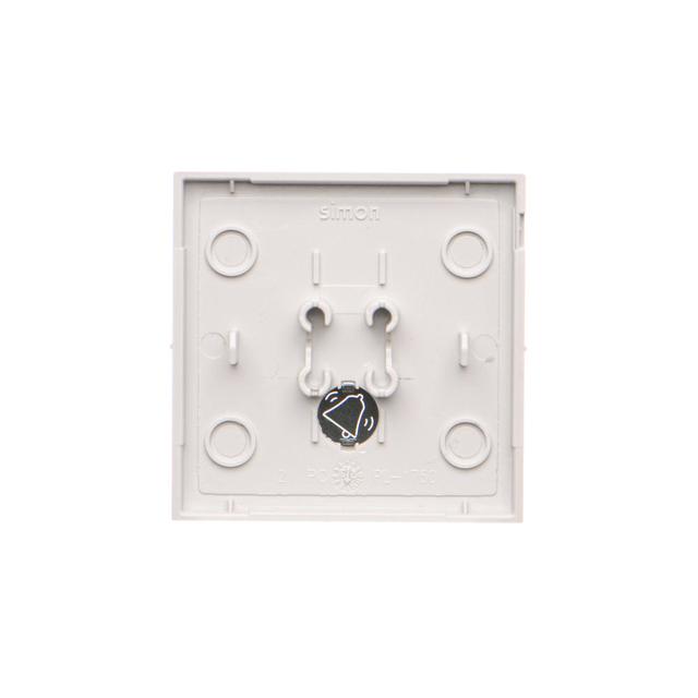Simon 55 Klawisz pojedynczy z oczkiem z piktogramem /dzwonek/ do: SP1M Jasnoszary mat