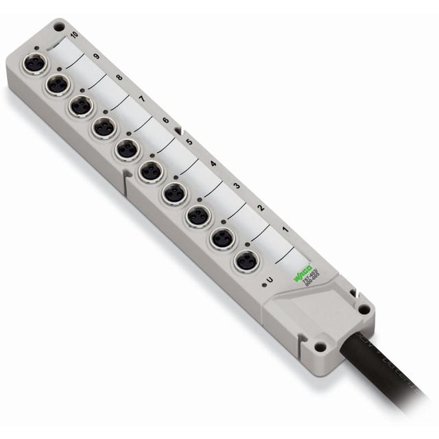 moduł przyłączeniowy 4-torowy/3-biegunowy z przewodem 2m