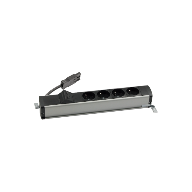 "Simon 480 TS48-110E400K0-40 Listwa standardowa 4 gn. typ E i płytka 2xRJ45 keystone
