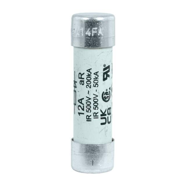 12A 500V AC UL 14x51mm FERRULE FUSE Wkładka szybka 12A AC 500V 14x51 mm aR UL FWH-12A14F EATON