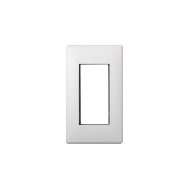 Simon Connect Ramka obudowy S500 1-modułowa 2x K45 czysta biel