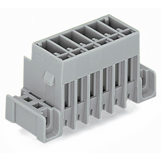 X-COM wtyk 5-biegunowy szary raster 5 mm