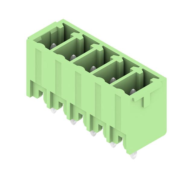 SC 3.81/05/180G 3.2SN GN BX Wtyki PCB (złącza płyty), 3.81 mm, Liczba biegunów: 5, kąt odejścia: 180° /50szt./ 1793640000 WEIDMÜLLER