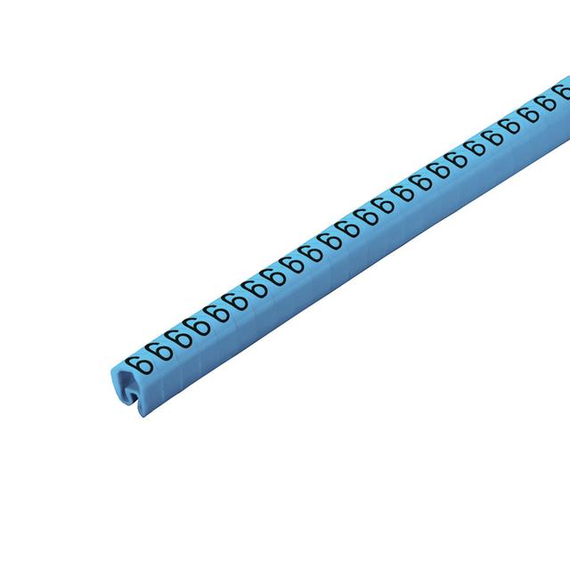 CLI C 2-4 BL/WS 6 CD System kodowania kabli, 4 - 10 mm, 7 mm, Nadrukowane znaki: Liczby, 6, PVC, miękkie, bez kadmu, niebieski /250szt./ 1568261521 WEIDMÜLLER
