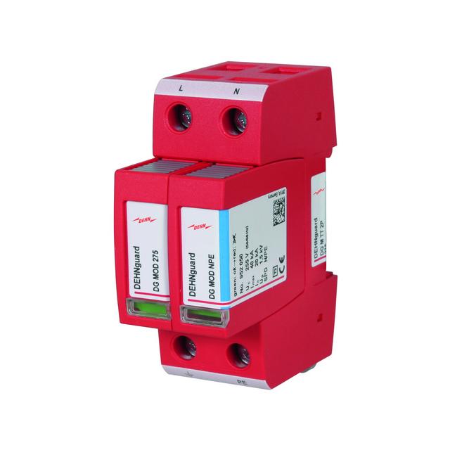 Ogranicznik przepięć guard M TT 2P 275, 2-biegunowy do sieci 230 V AC 952110 DEHN