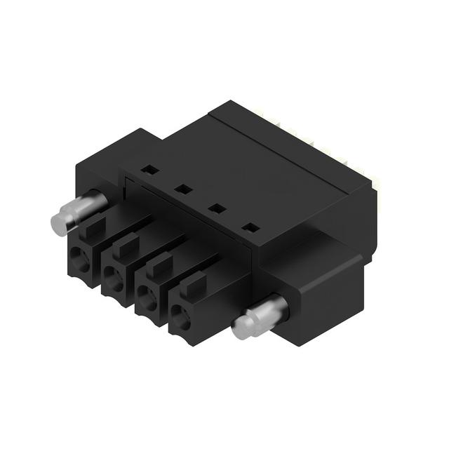 BCF 3.81/04/180F SN BK BX Wtyk PCB (złącze wiązki), listwa z gniazdami, 3.81 mm, Liczba biegunów: 4, PUSH IN, Złącze sprężynowe /50szt./ 1971590000 WEIDMÜLLER