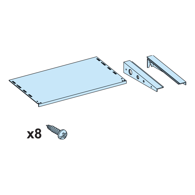 Rozdzielnice PrismaSet, dach do przedziału obudowy IP55 600mm