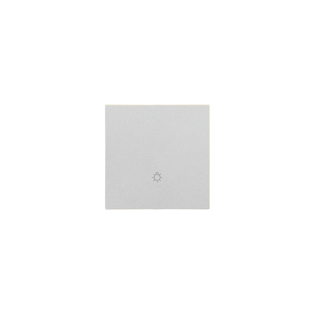 Simon 55 Klawisz pojedynczy z piktogramem /światło/ do: SP1M Aluminium mat TKWS1/143 KONTAKT