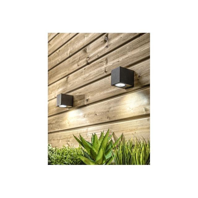 Oprawa ścienna jednokierunkowa TIAGO KW GU10 MAX.35W IP54 AC220-240V 50/60Hz czarna GTV LD-TIAGOGU10J-20KW GTV Poland
