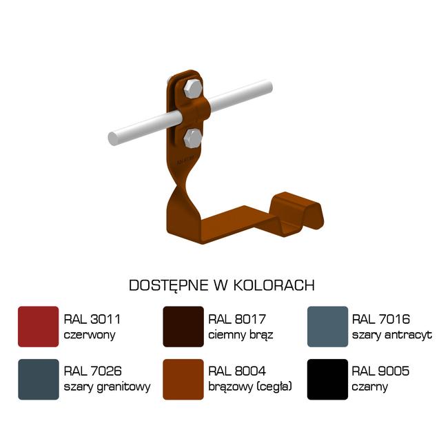 AN-29J/LA/ Uchwyt dach.prof.skr.Z-śr. WZÓR 33 H=10cm /LA/