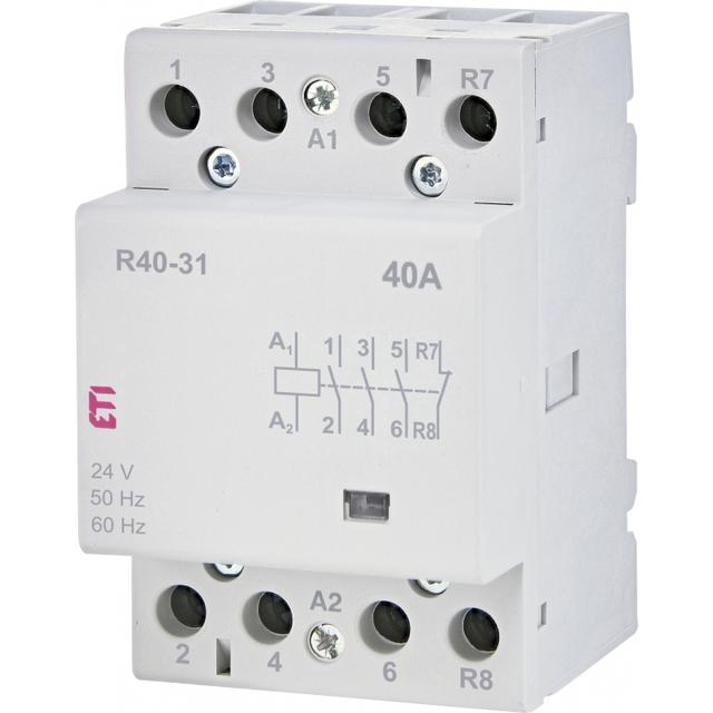 R 40-31 24V STYCZNIK MODUŁ.40A 3 STYKI ZW.I ROZW.(3 MOD.4 BIEG.)