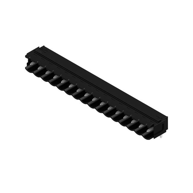 SL 5.00/16/90B 4.5SN BK BX Wtyki PCB (złącza płyty), 5.00 mm, Liczba biegunów: 16, kąt odejścia: 90° /50szt./ 1603330000 WEIDMÜLLER