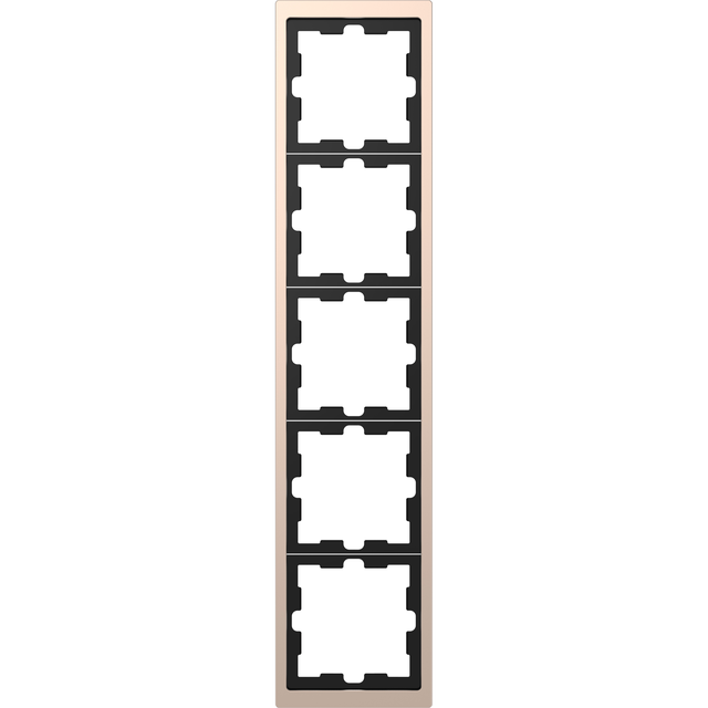 Merten D-Life, ramka pięciokrotna, szampan metalik