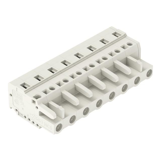 Gniazdo MCS‑MIDI Classic 8‑biegunowe jasnoszare raster 7,5mm 721‑208/026‑000 /25szt./ WAGO