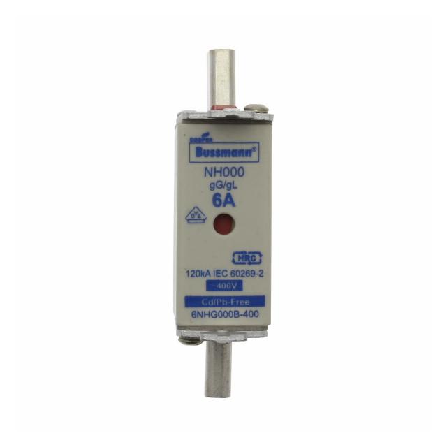 NH FUSE 6A 400V GG/GL SIZE 000 Wkładka NH000 6A 400V GL/GG podwójny wskaźnik 6NHG000B-400 EATON