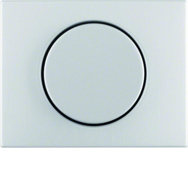 BERKER K.5 Płytka czołowa z pokrętłem Regulator do ściemniacza obrotowego aluminium 11357003 HAGER