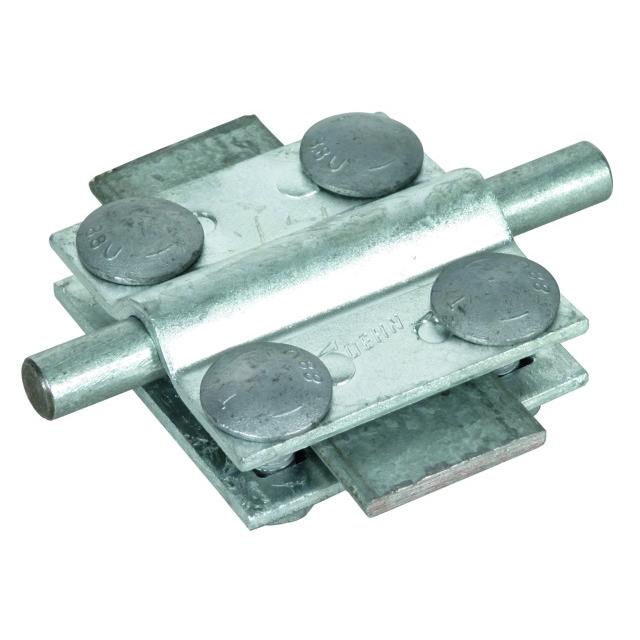 Zacisk krzyżowy St/tZn f. Rd 8-10/płask. 30 mm, płask. 30/30 mm bez przekładki