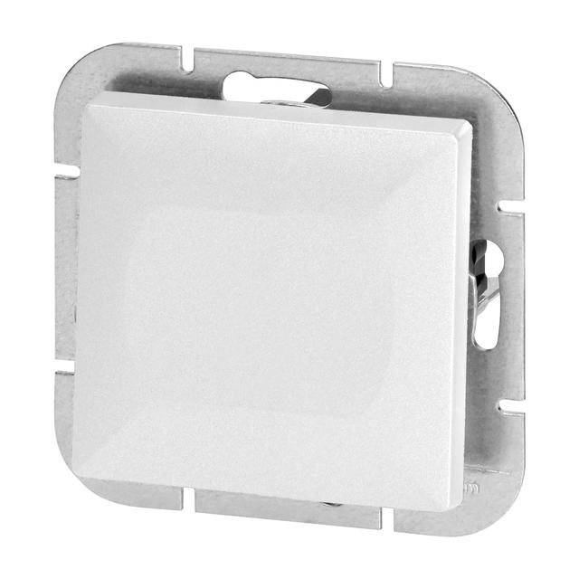 Łącznik podtynkowy schodowy Pearl, 10A, 250V, WP-5P, biały OR-OE-7702/W ORNO