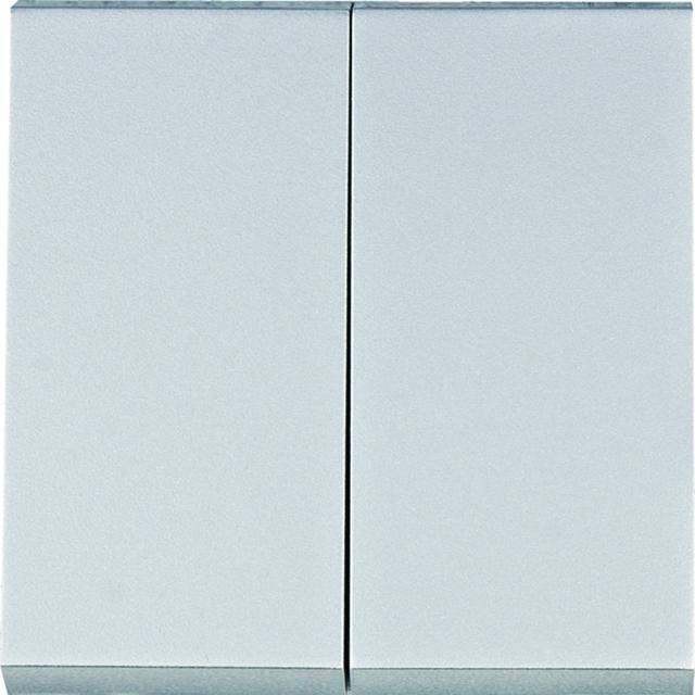 lumina Klawisze do łączników 2-klawiszowych, srebrny