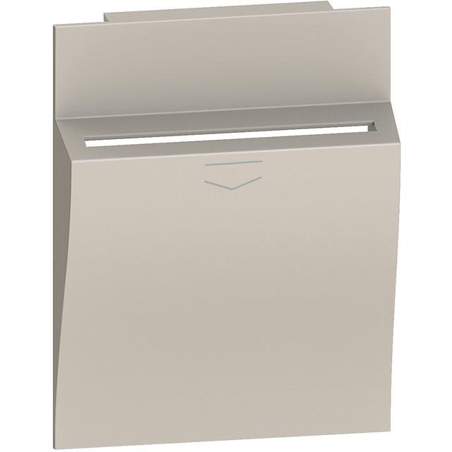 LIVING NOW - PLAKIETKA ŁĄCZNIKA HOTELOWEGO - 2 MODUŁY - PIASKOWY BEŻ, Bticino