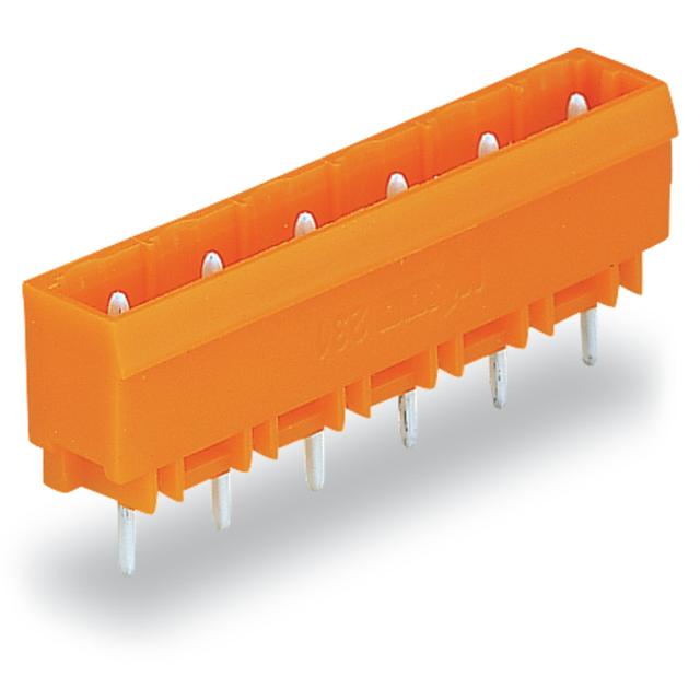 MCS-MIDI Classic wtyk 8-bieg. pomarańczowy raster 7,62 mm /50szt./ WAGO