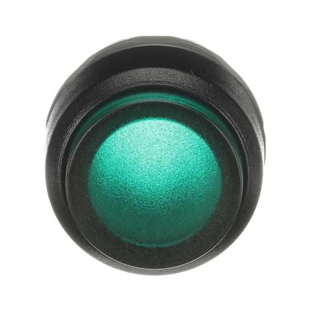 Przycisk wypukły monostabilny podświetlany zielony MP3-11G
