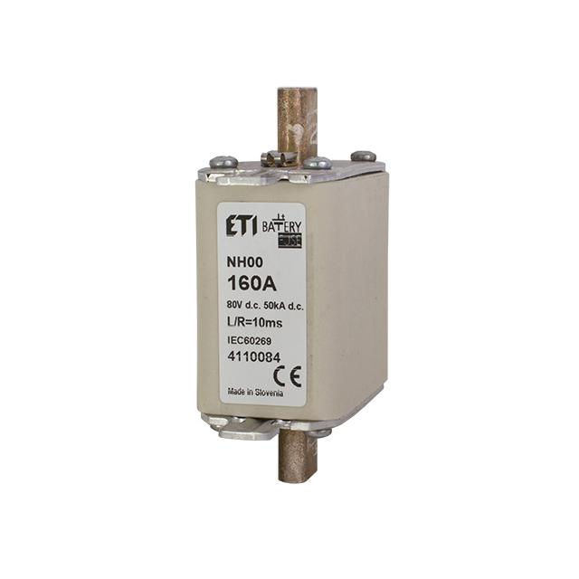 Wkładka topikowa NH do ochrony akumulatorów, magazynów energii DC NH00 gBat 80A 80V DC 004110081 ETI