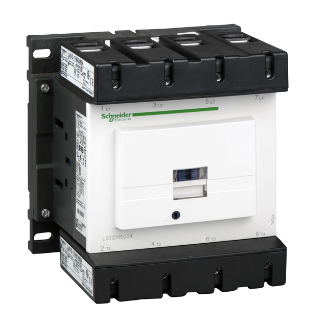 Stycznik mocy TeSys D [AC-3] 200A 4P 4Z cewka 380VAC zaciski skrzynkowe LC1D115004Q5 SCHNEIDER