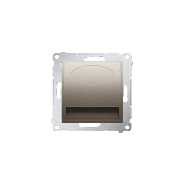 Simon 54 Oprawa oświetleniowa LED 230V AC 1.1 W białe zimne 5900 K złoty mat