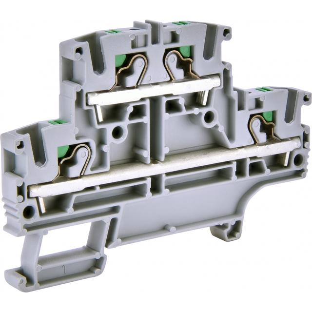 Złączka sprężynowa 2-poziomowa 4 mm2 PUSH-IN (szara) ESH-EFD.4 003903268 ETI