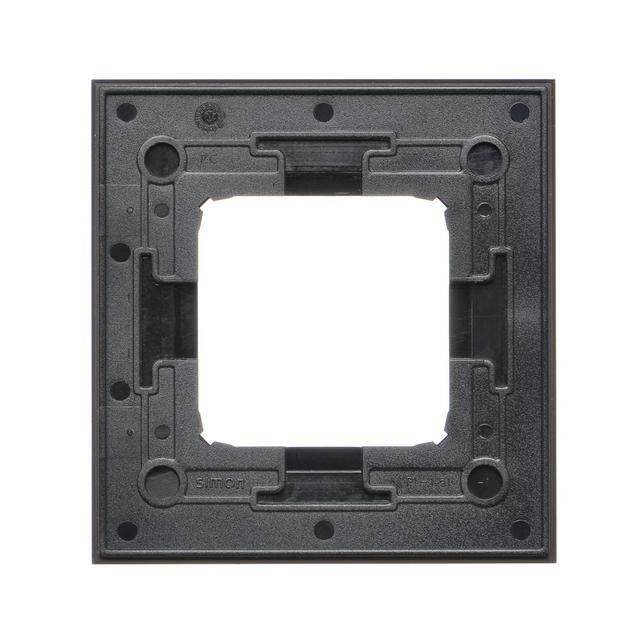 Simon 54 NATURE WMDZ-0110xS-083 Ramka 1-krotna Nature-Metal, INOX DARK, IP20/IP44. (IP44-należy zast DRN1/83 KONTAKT